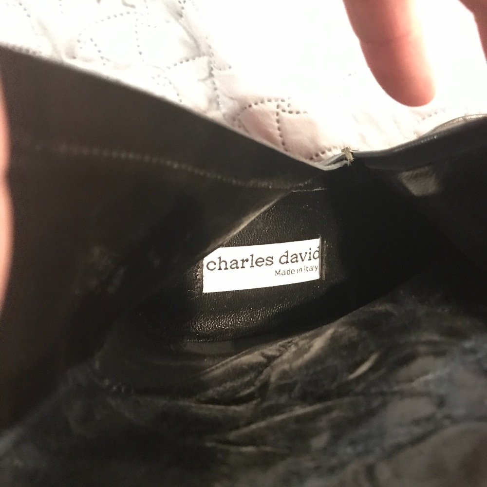 Sexy leather boots Charles David size 6.5 - Picture 4 of 5
